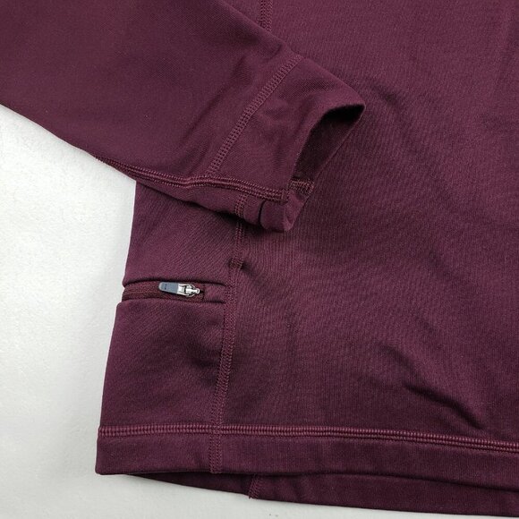 Patagonia Crosstek 1/4 Zip Jacket Womens Small Burgundy Long Sleeve Pullover - Picture 4 of 13